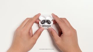 elago I AirPods 4 Eartips Cover Installation Guide EN