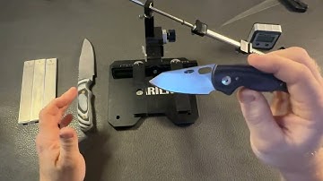 Knife sharpening for beginners ! Xarilk gen 3 fixed angle sharpener , set up and how to!