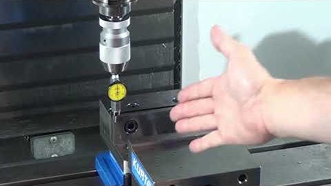 Haas Start Up 09 - Vise alignment
