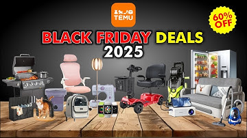 30 Big Temu Black Friday Deals 2025 – Up to 80% Off