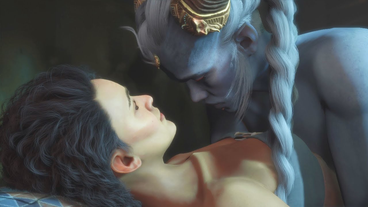 Dragon Age Veilguard - Taash Final Romance Scene - YouTube