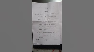 #hpushimla #2023 #bsc3year #questionpaper #mathematics #matrices#math301