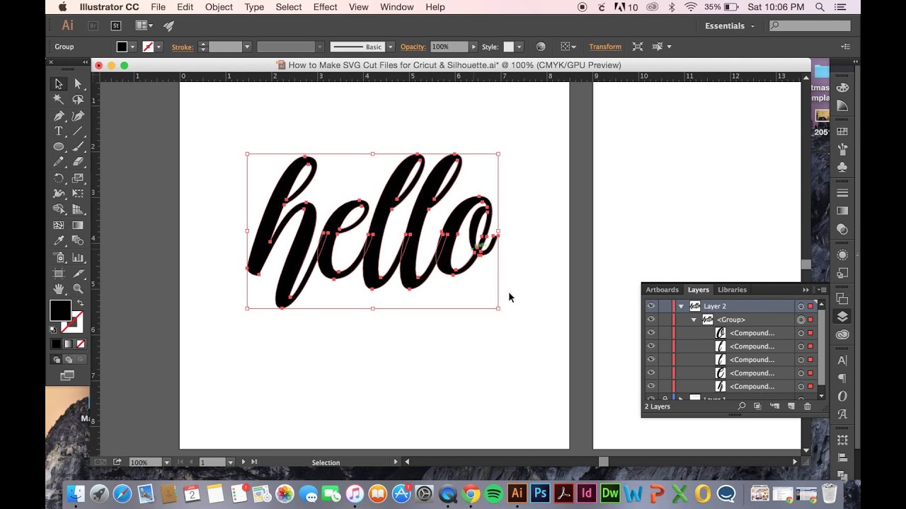 Download How To Make Svg Cut Files For Cricut Silhouette Youtube SVG Cut Files