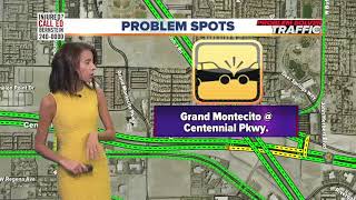 Crash near Grand Montecito and Centennial Parkway