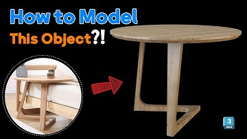 How to model this table in 3ds Max