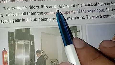 EVS chapter 13, public property, Part-1