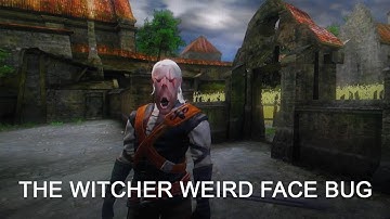 The Witcher weird face bug | Zaklínač