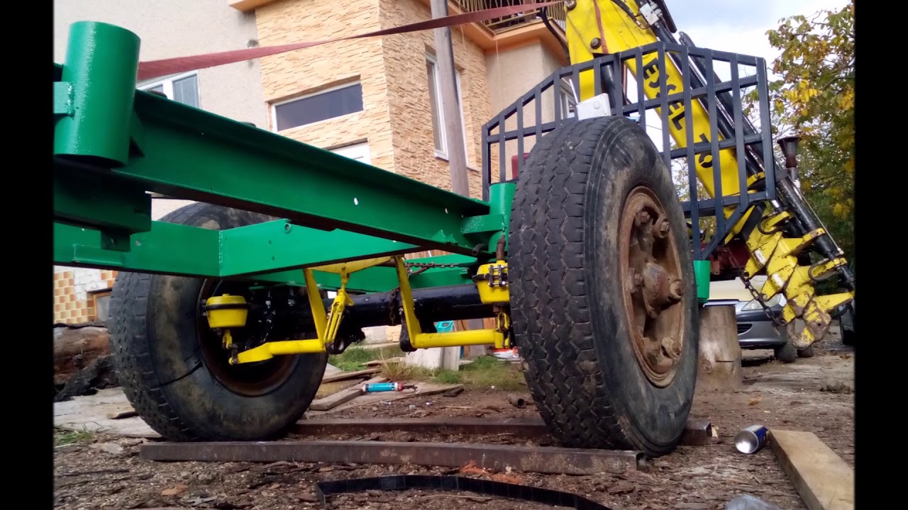 Výroba vyvozky na diaľkové ovládanie./Making  remote control wood exporter