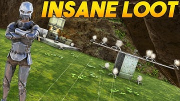 SOLO Raiding Insane Locations For Huge Loot On Day 1 - ARK