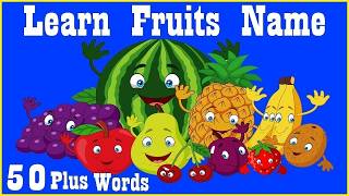 Kids Learning Videos | Learn Fruits Name in English | Name of Fruits Basic English Learning |#fruit