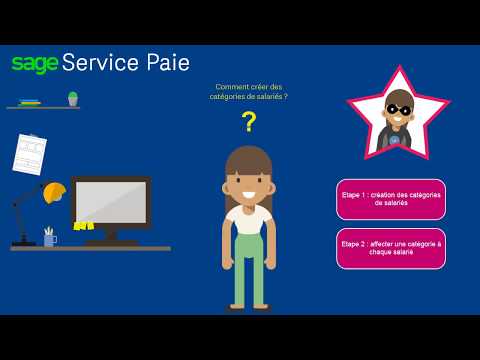 Sage Service Paie Creer Des Categories De Salaries Youtube