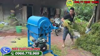 Máy Tuốt Lúa Mini Chạy Dầu Mẫu Gia Đình Mới Nhất 2026 | Báo Giá Chi Tiết