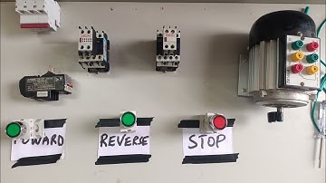 FORWARD REVERSE MOTOR INSTALLATION (3-Phase Induction Motor)