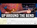 Up Around The Bend Creedence Guitar Tab Cover Lesson Tutorial mp3