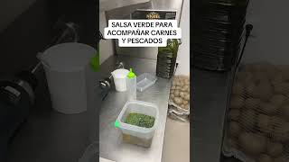 Salsa Verde Para Pescados Y Carnes