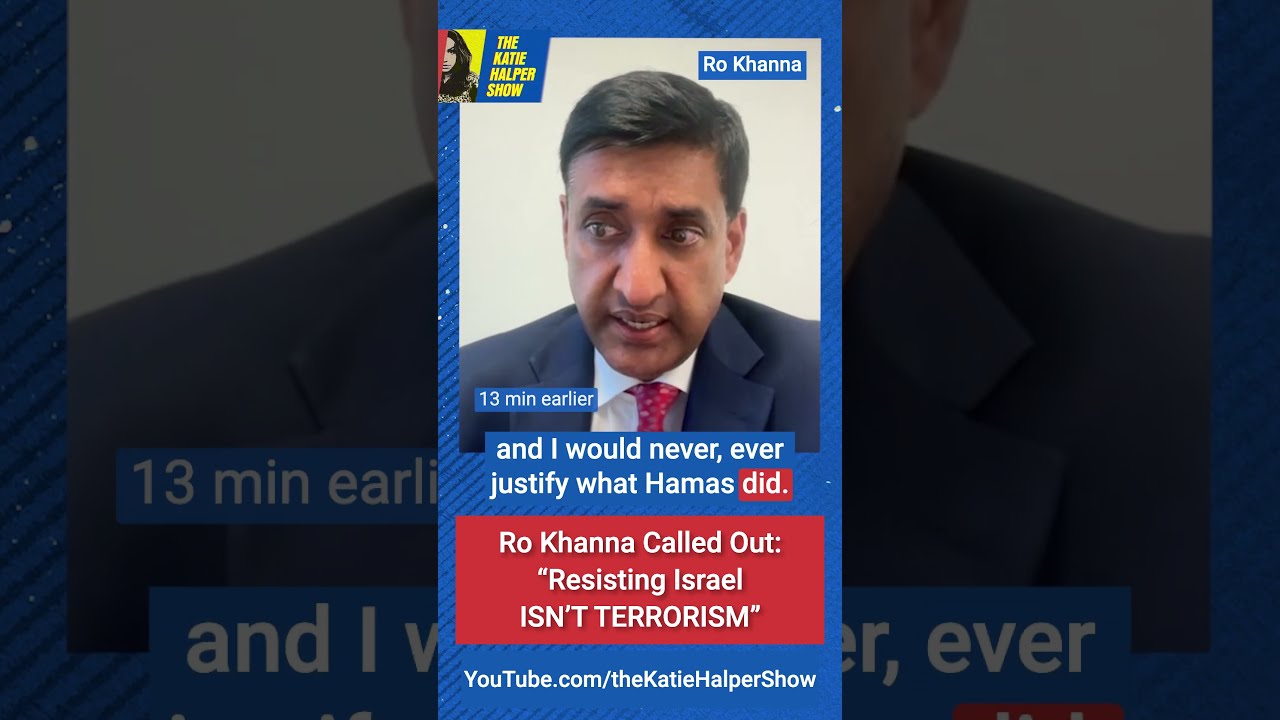Ro Khanna Repeats The "SLEIGHT OF HAND" That Denies Palestinian Rights