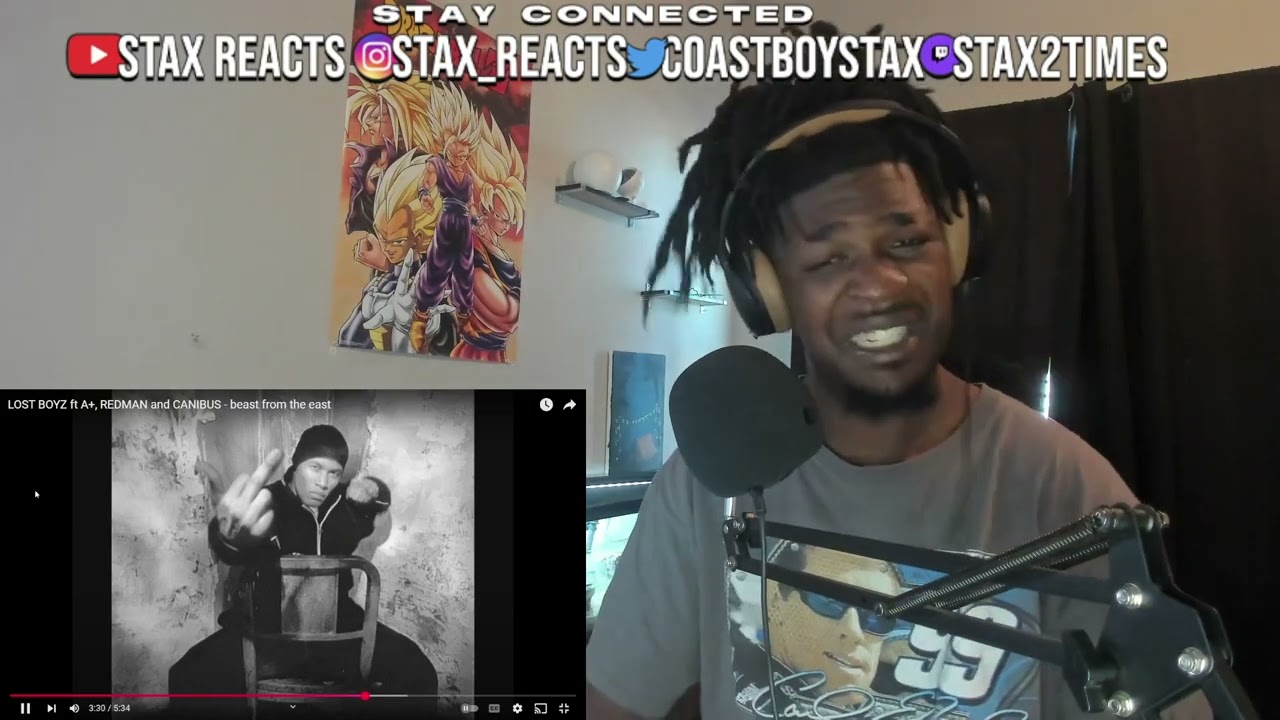 FIRST TIME HEARING LOST BOYZ ft A+, REDMAN and CANIBUS - beast from the east