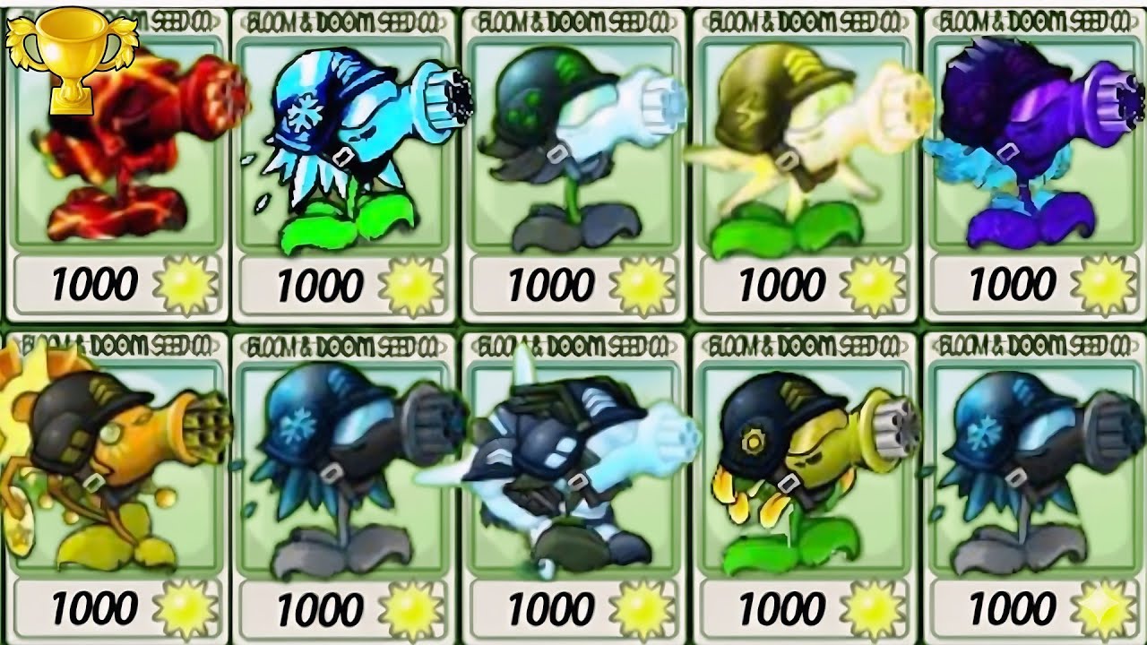 PvZ Fusion 3.4 | Gatling Pea Team | Who Will Win?