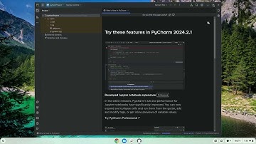 How to install PyCharm Community 2024.2 on a Chromebook