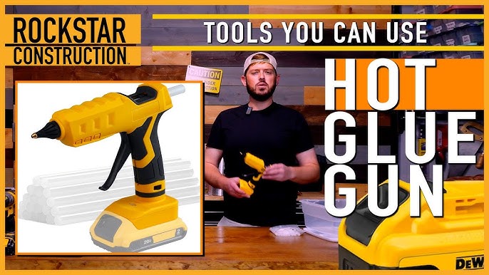 Mellif Cordless Hot Glue Gun for Dewalt 20V Max Battery Review 