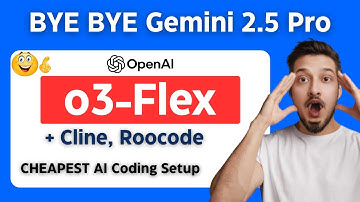 🔥 OpenAI o3-Flex + Cline & Roo : Just BEATS Gemini! 💀 | The SMARTEST CURSOR ALTERNATIVE Coding Setup