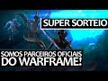 Somos Parceiros Oficiais do Warframe! Super Sorteio: 600plat [PS4], 2000plat [PC], 75plat [XB1]