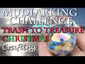 MUDLARKER CHALLENGE - create treasure from trash found in a 16th Century Harbour nurdle Christmas