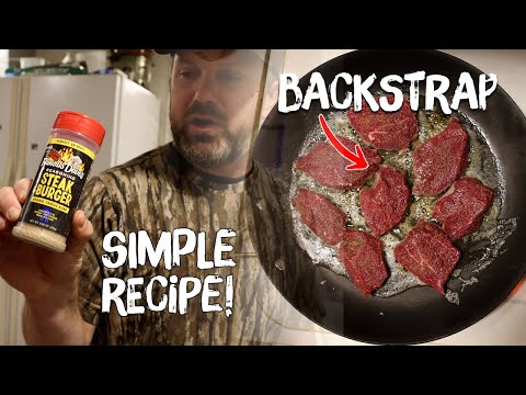 The ULTIMATE Venison Backstrap Recipe You MUST Try In Deer Camp! So Easy!