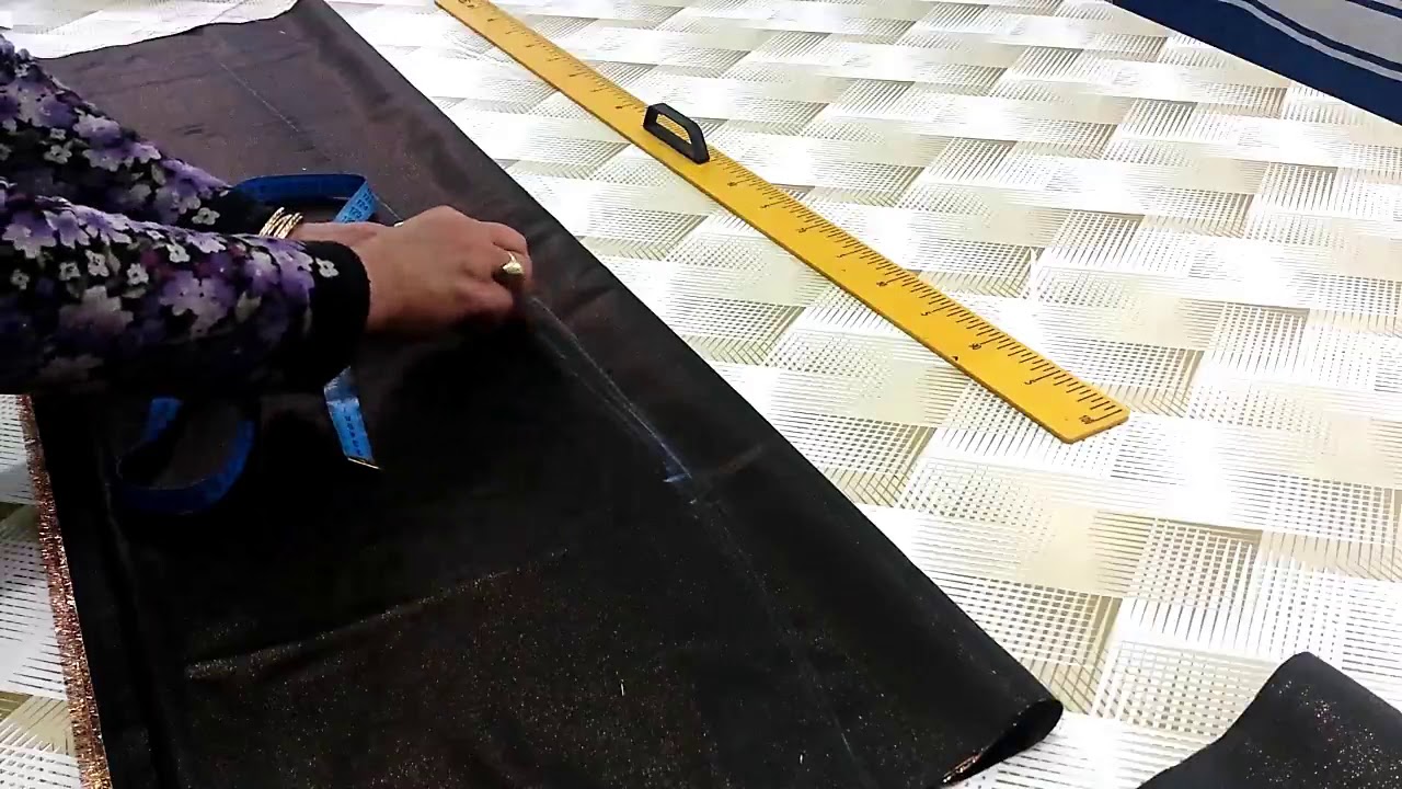 تفصيل وخياطة سروال الشلقة  👍دزيري عاصمي 👍 جزء 1