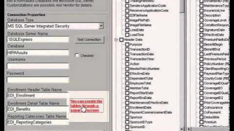 HIPAA Enrollment Master - Export EDI Enrollment data to MS SQL Server