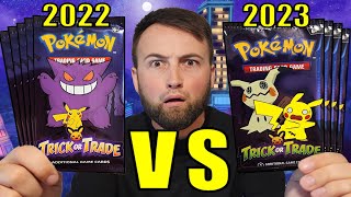 I Completed BOTH Pokemon Card Trick or Trade Sets! (It Was Haunted)