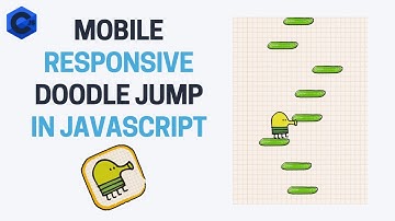 Mobile responsive Doodle jump game in HTML CSS JS with source code - speed coding