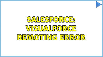 Salesforce: Visualforce Remoting Error (2 Solutions!!)