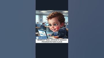 Membuat Tabel Interaktif dengan Program Rstudio Cloud #tabel #interaktif #program #rstudio #shorts