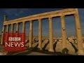 Islamic state fighters near site at palmyra  bbc news