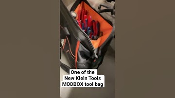 How much the New Klein Tools MODBOX tool bags can hold.  #kleintools #modbox #toolbag #toolbox #new