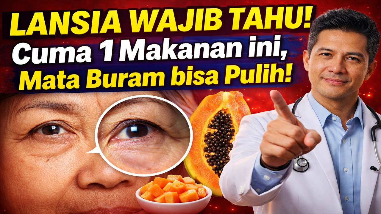 LANSIA WAJIB TAHU! Cuma 1 Makanan Ini, Mata Buram Bisa Pulih
