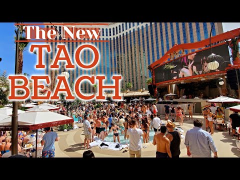 The New Tao Beach Pool Party Dayclub At Venetian Las Vegas!