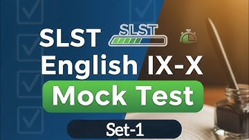 WB SLST IX–X English Mock Test 🔥| Full 60 Questions with Answers