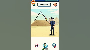 Draw Police level 48 gameplay walkthrough | All levels | android, iOS mobile | new update #shorts