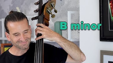 B minor one octave scales: natural, harmonic, melodic