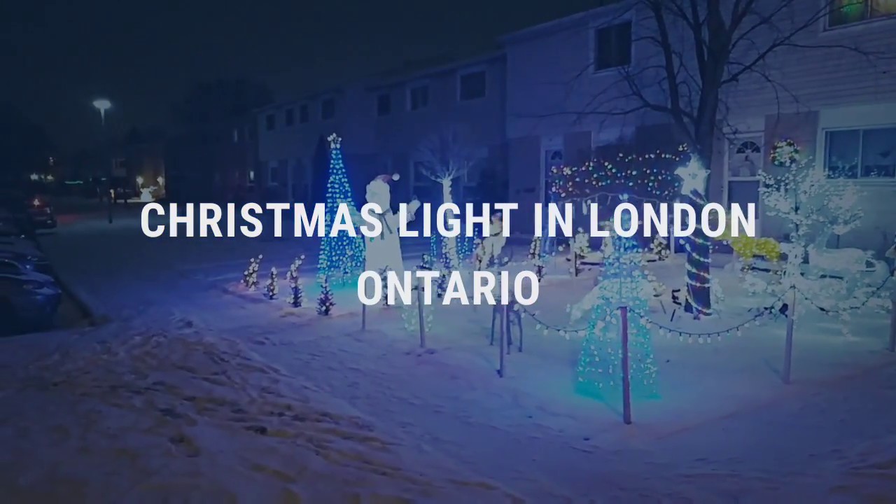 christmas lights tour london ontario