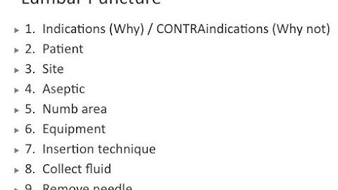 Lumbar Puncture | How to in 60secs