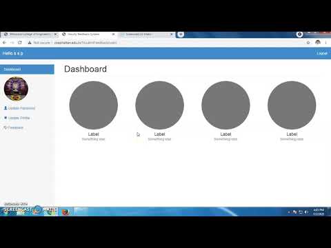 Online feedback system demo