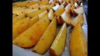 Картошка по-деревенски к праздничному столу Картошка по-деревенски к праздничному столу