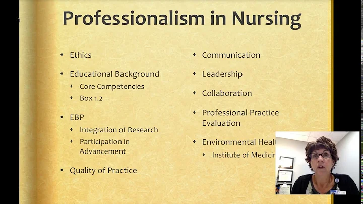 Professionalism in Nursing