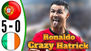Portugal vs Ireland - 5 - 0 - Highlights - All Goals - UEFA Euro Qualifiers - From Memory