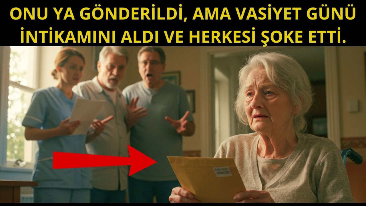 ONU “DEĞERSİZ” DİYEREK BÜYÜKANNELERİNİ HUZUREVİNE GÖNDERDİLER, AMA VASİYETİNİN OKUNDUĞU GÜN