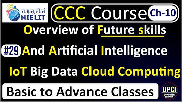 CCC Course|Chapter 10|Overview of Future Skills And  Artificial Intelligence, IoT |Lecture-29