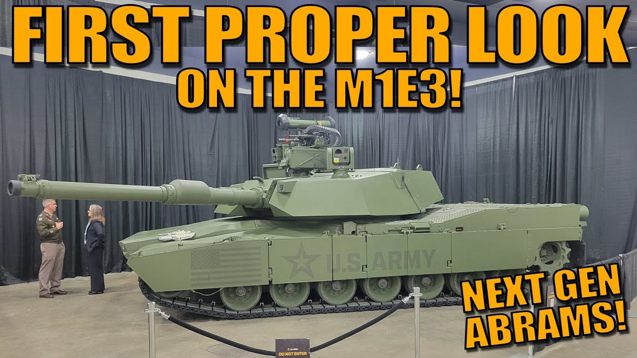Первый полноценный взгляд на новый M1E3 Abrams следующего поколения! Увидим ли мы его в игре? - W...